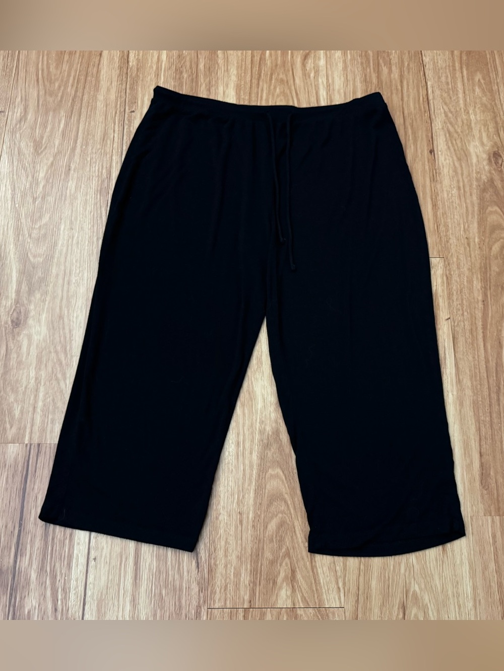 Max Studio Sleepwear Capris Crop Pants Lightweight M Black